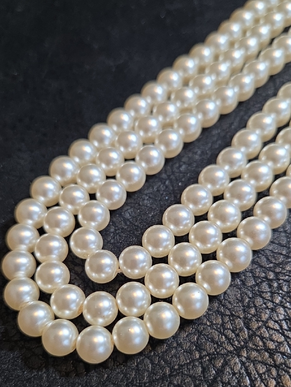 Vintage Stunning Classic Pearl Multi-Strand Necklace - Ivory - Picture 5 of 5